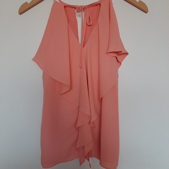 Ever New Coral Tank with Ruffle Size 4 - Picture 2 of 4